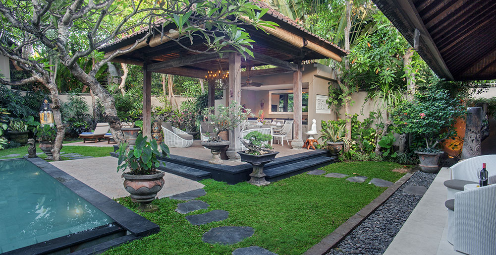 9. Villa Avalon Guest House - View across garden from guest suites